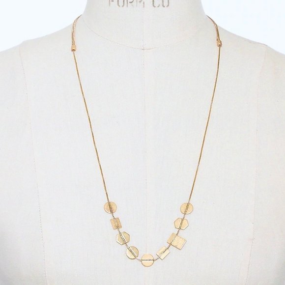 Madewell Jewelry - Madewell Geometric Holding Pattern Necklace